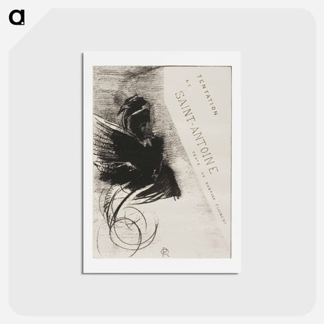 アートポストカード-The Temptation of Saint Anthony - オディロン ルドン Postcard.