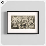 アートポスター-Fox, Busts of Two Women, and a Rabbit - ポール ゴーギャン Poster.