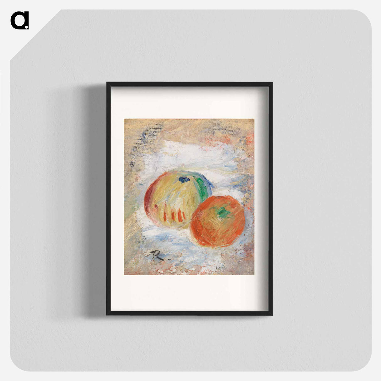 Apples - ピエール オーギュスト ルノワール Poster.