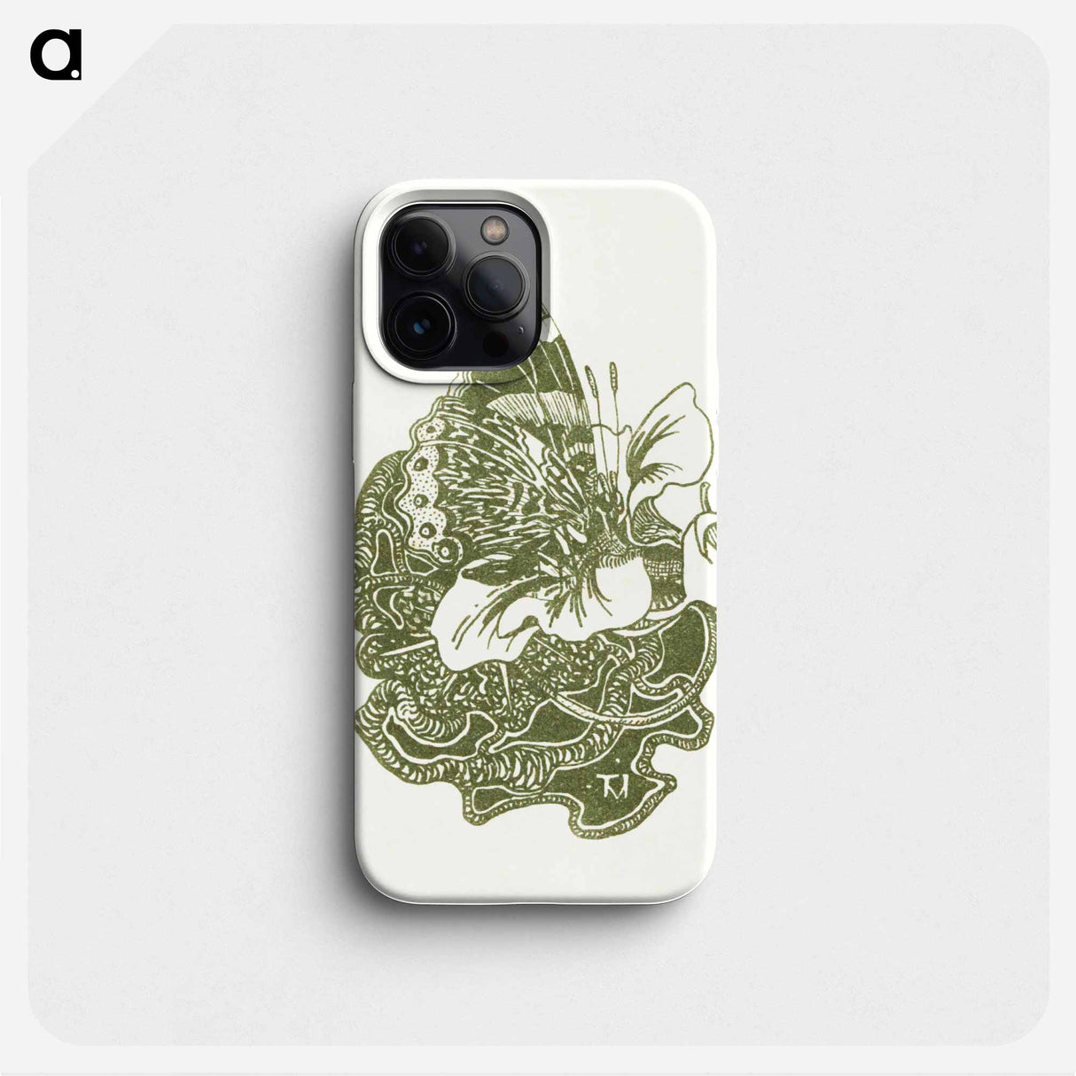 Vlinder op een Oost-Indische kersbloem - テオ ファン ホイテマ Phone Case.