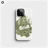 Vlinder op een Oost-Indische kersbloem - テオ ファン ホイテマ Phone Case.