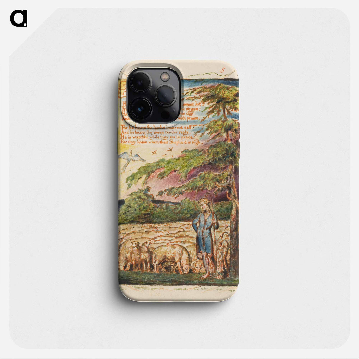 Songs of Innocence and of Experience: The Shepherd - ウィリアム ブレイク Phone Case.