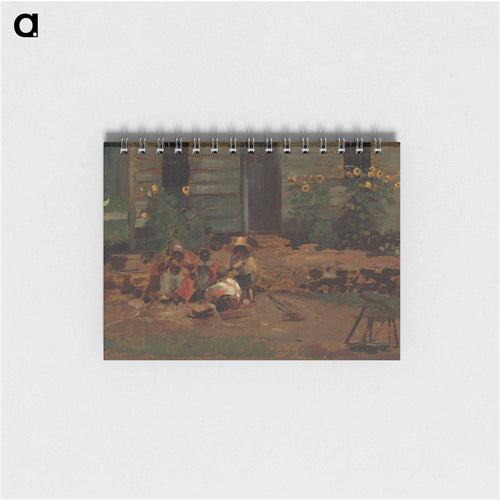 Sketch of a Cottage Yard - Winslow Homer Memo.