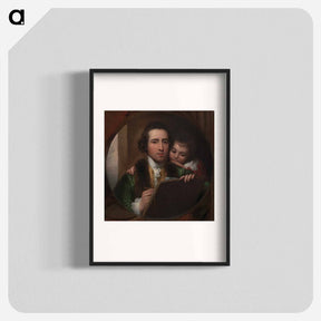 アートポスター-The Artist and His Son Raphael
 - イェール大学アートギャラリー Poster.