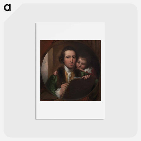 アートポストカード-The Artist and His Son Raphael
 - イェール大学アートギャラリー Postcard.