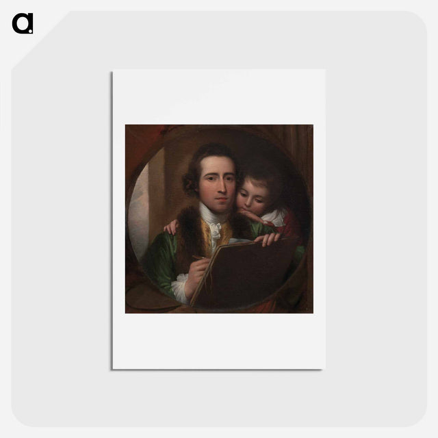 アートポストカード-The Artist and His Son Raphael
 - イェール大学アートギャラリー Postcard.