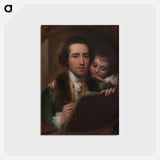 アートポストカード-The Artist and His Son Raphael
 - イェール大学アートギャラリー Postcard.