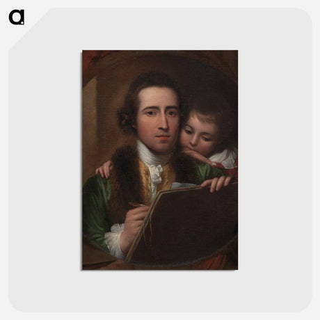 アートポストカード-The Artist and His Son Raphael
 - イェール大学アートギャラリー Postcard.