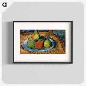 アートポスター-Plate of Fruit on a Chair
 - バーンズ・コレクション Poster.