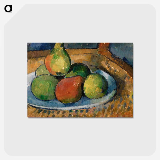 アートポストカード-Plate of Fruit on a Chair
 - バーンズ・コレクション Postcard.