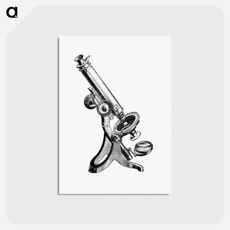 アートポストカード-Petrological Microscope with Rotating Stage
 - 大英図書館 Postcard.