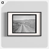 A new house for descendant of old Idaho family - Dorothea Lange Poster.