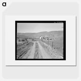 A new house for descendant of old Idaho family - Dorothea Lange Poster.