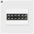 アートポストカード-Walking Horse
 - エドワード マイブリッジ Postcard.