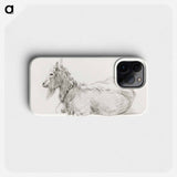 Lying goat - ジャン ベルナール Phone Case.