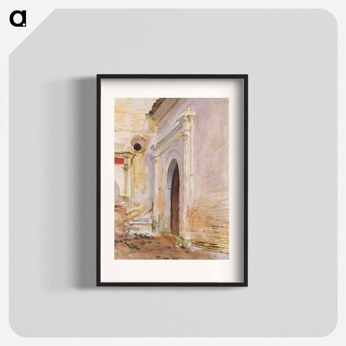 Arched Doorway - John Singer Sargent Poster.