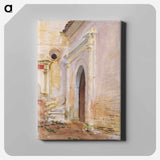 Arched Doorway - John Singer Sargent Canvas.