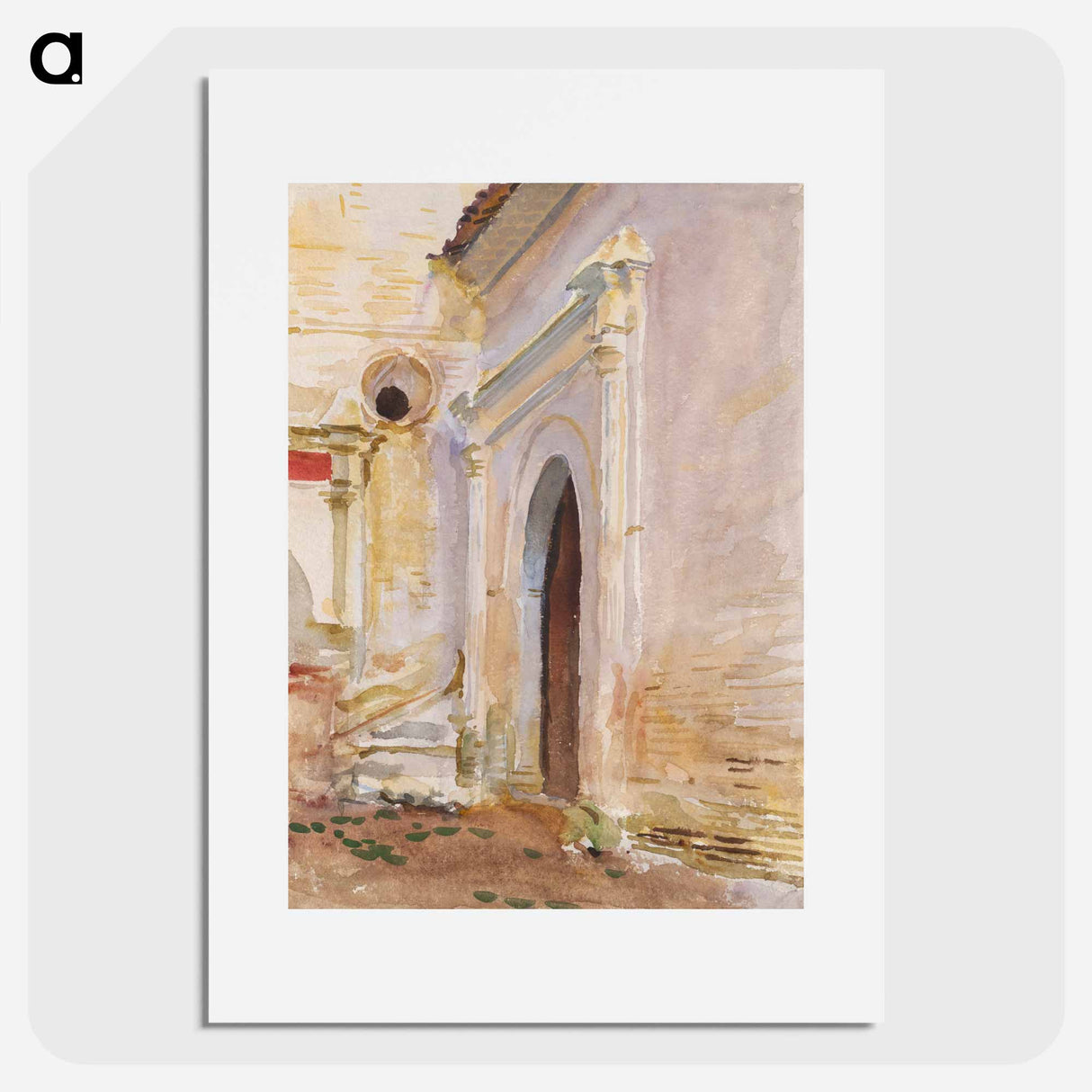 Arched Doorway - John Singer Sargent Poster.