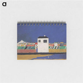 アートメモ帳-Landscape with White House - カジミール マレーヴィチ Memo.