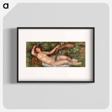 Reclining Nude (Femme nue couchée) - ピエール オーギュスト ルノワール Poster.