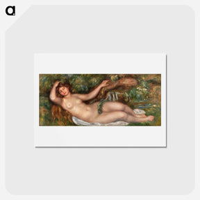 アートポストカード-Reclining Nude (Femme nue couchée) - ピエール オーギュスト ルノワール Postcard.