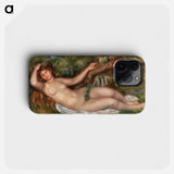 Reclining Nude (Femme nue couchée) - Pierre Auguste Renoir Phone Case.