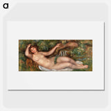 Reclining Nude (Femme nue couchée) - ピエール オーギュスト ルノワール Poster.