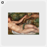 アートポストカード-Reclining Nude (Femme nue couchée) - ピエール オーギュスト ルノワール Postcard.