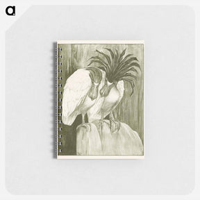 アートメモ帳-Twee schuitbekreigers - テオ ヴァン ホイテマ Memo.