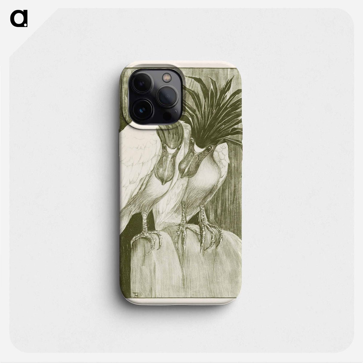 Twee schuitbekreigers - Theo van Hoytema Phone Case.