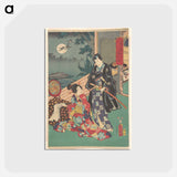 アートポストカード-Utagawa Kunisada Print
 - 歌川 国貞 Postcard.