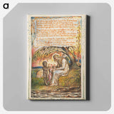 アートパネル-Songs of Innocence and of Experience: Little Black Boy (second plate) - ウィリアム ブレイク Canvas.