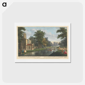 アートポストカード-A View of the Back Part of the Cassina, & Part of the Serpentine River, terminated by the Cascade in the Garden of the Earl of Burlington, at Chiswick
 - イェール大学アートギャラリー Postcard.
