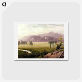 アートポストカード-Conway Meadows, New Hampshire - アルバート ビアスタット Postcard.