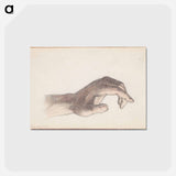 アートポストカード-(unknown)part of a sketchbook - アルバート エーデルフェルト Postcard.