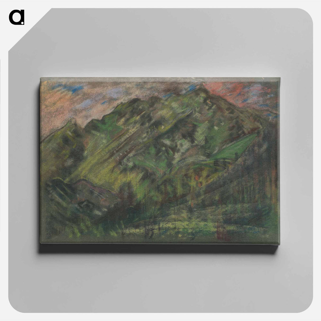 Motif from the high tatras - アーノルド ピーター ワイズ クビンチャン Canvas.