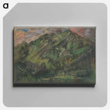 Motif from the high tatras - アーノルド ピーター ワイズ クビンチャン Canvas.