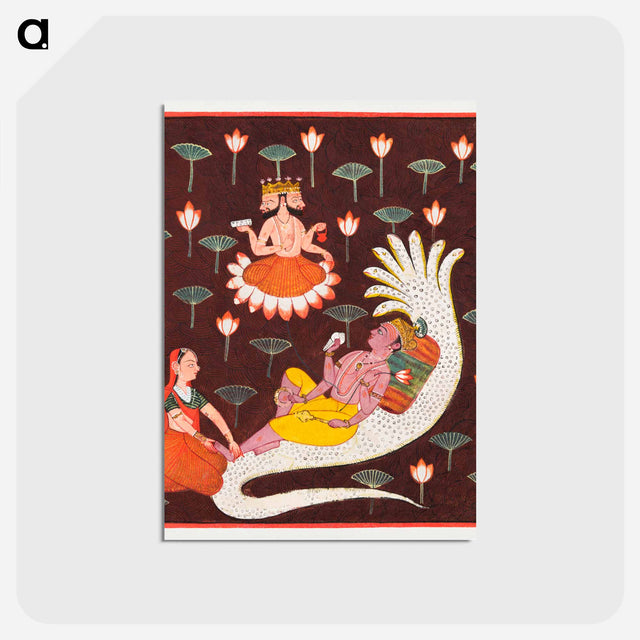 アートポストカード-Vishnu on Ananta
 - クリーブランド美術館 Postcard.
