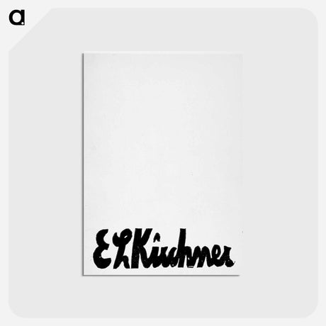 アートポストカード-Ernst Ludwig Kirchner exhibition - エルンスト ルートヴィヒ キルヒナー Postcard.