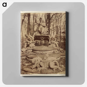アートパネル-Versailles. Bosquet de l'Arc de Triomphe
 - ウジェーヌ アジェ Canvas.