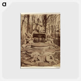 アートポストカード-Versailles. Bosquet de l'Arc de Triomphe
 - ウジェーヌ アジェ Postcard.