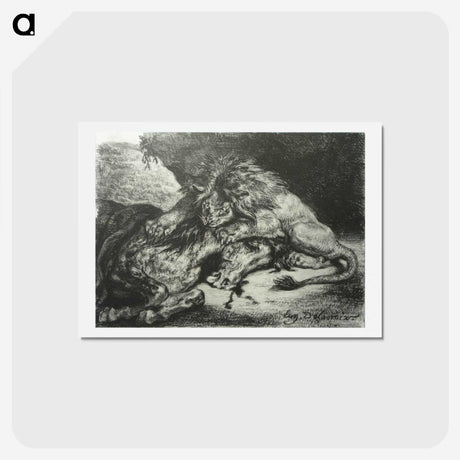 3-44_Eugene-Delacroix_hagaki