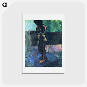 アートポストカード-Nude Wearing Red Shoes - アンリ マティス Postcard.