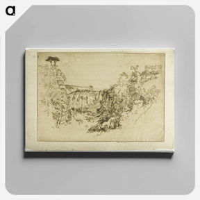 アートパネル-Quarry at Girgenti
 - ジョセフ ペネル Canvas.