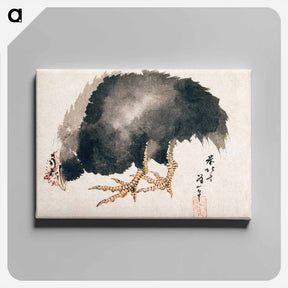アートパネル-Katsushika Hokusai’s cock - 葛飾 北斎 Canvas.