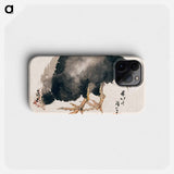 Katsushika Hokusai's cock - Katsushika Hokusai Phone Case.