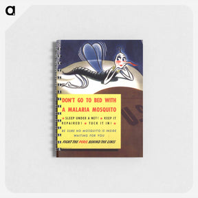 アートメモ帳-Don't Go to Bed with a Malaria Mosquito
 - 国立医学図書館 Memo.