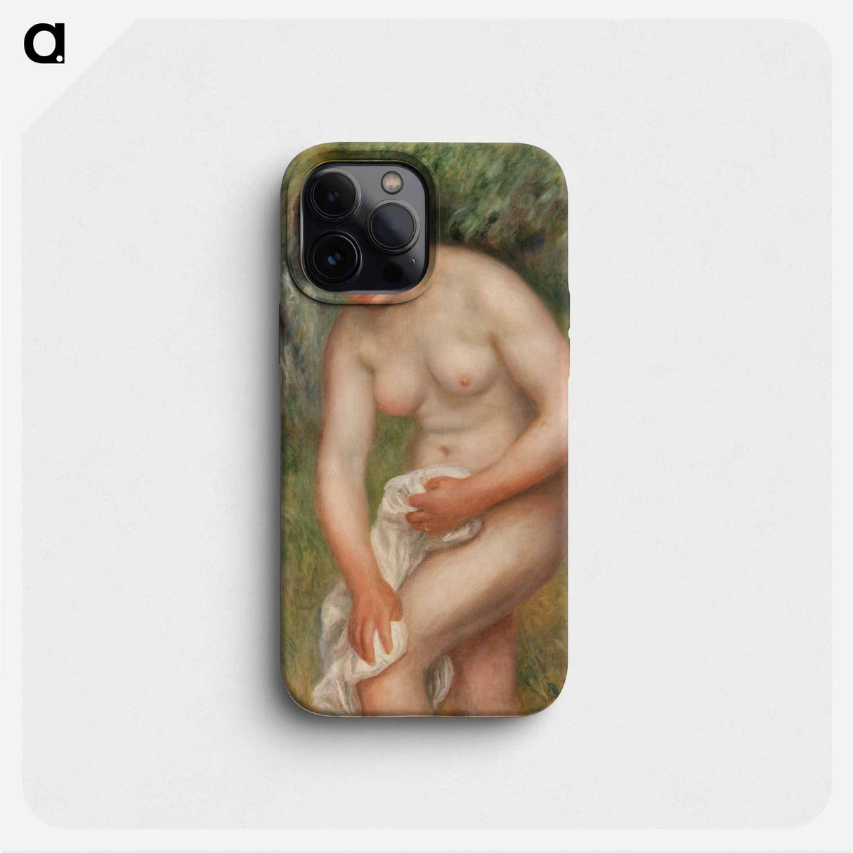 Woman Crocheting - Pierre Auguste Renoir Phone Case.