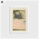 アートポストカード-Songs of Innocence and of Experience: The Garden of Love - ウィリアム ブレイク Postcard.