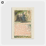 アートポストカード-Songs of Innocence and of Experience: The Garden of Love - ウィリアム ブレイク Postcard.